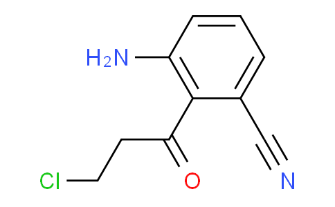 CAS No. 1803794-44-6, 1-(2-Amino-6-cyanophenyl)-3-chloropropan-1-one