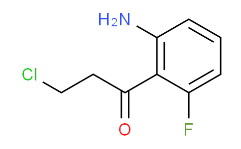 CAS No. 1804401-29-3, 1-(2-Amino-6-fluorophenyl)-3-chloropropan-1-one