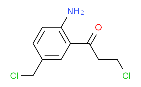CAS No. 1804204-63-4, 1-(2-Amino-5-(chloromethyl)phenyl)-3-chloropropan-1-one