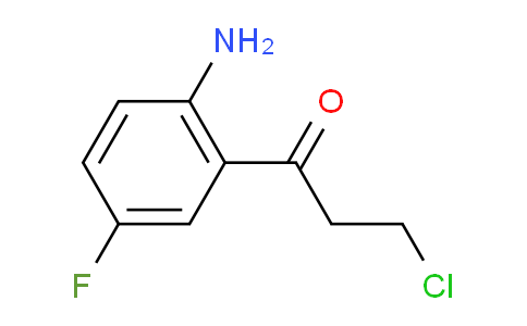 CAS No. 1804038-71-8, 1-(2-Amino-5-fluorophenyl)-3-chloropropan-1-one