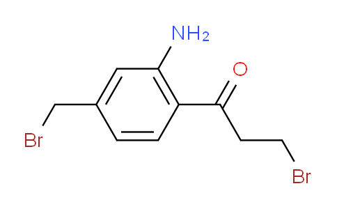 CAS No. 1806499-81-9, 1-(2-Amino-4-(bromomethyl)phenyl)-3-bromopropan-1-one