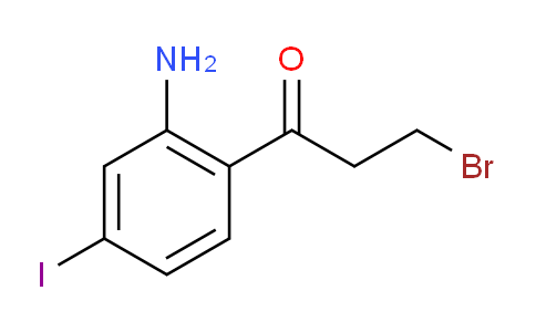 CAS No. 1806519-30-1, 1-(2-Amino-4-iodophenyl)-3-bromopropan-1-one