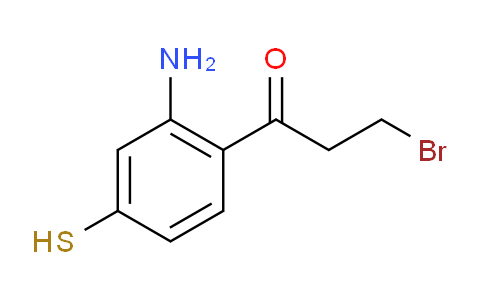 CAS No. 1807104-89-7, 1-(2-Amino-4-mercaptophenyl)-3-bromopropan-1-one