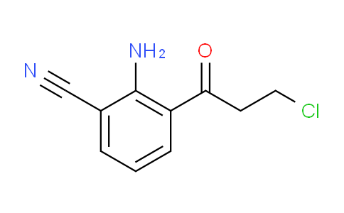 CAS No. 1804401-01-1, 1-(2-Amino-3-cyanophenyl)-3-chloropropan-1-one