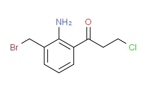 CAS No. 1803857-40-0, 1-(2-Amino-3-(bromomethyl)phenyl)-3-chloropropan-1-one