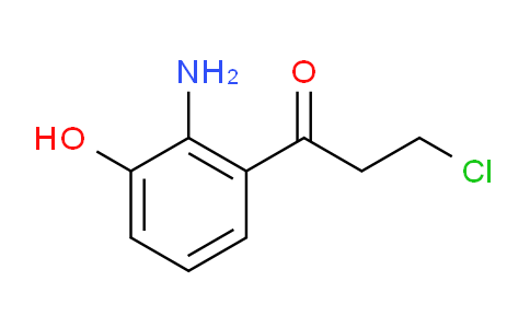 CAS No. 1804040-81-0, 1-(2-Amino-3-hydroxyphenyl)-3-chloropropan-1-one