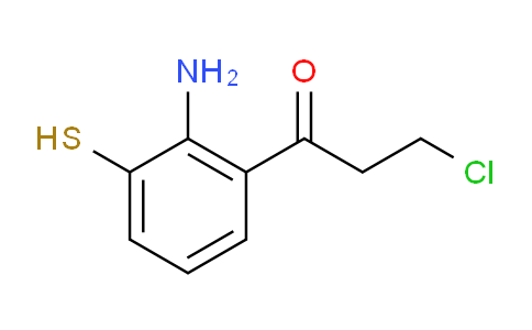 CAS No. 1803798-81-3, 1-(2-Amino-3-mercaptophenyl)-3-chloropropan-1-one