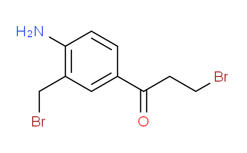 CAS No. 1803836-09-0, 1-(4-Amino-3-(bromomethyl)phenyl)-3-bromopropan-1-one