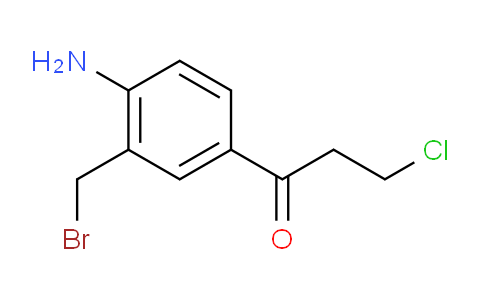 CAS No. 1806401-20-6, 1-(4-Amino-3-(bromomethyl)phenyl)-3-chloropropan-1-one