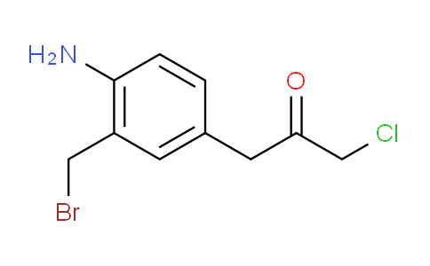 CAS No. 1803857-75-1, 1-(4-Amino-3-(bromomethyl)phenyl)-3-chloropropan-2-one