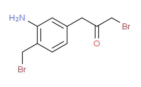CAS No. 1806499-98-8, 1-(3-Amino-4-(bromomethyl)phenyl)-3-bromopropan-2-one