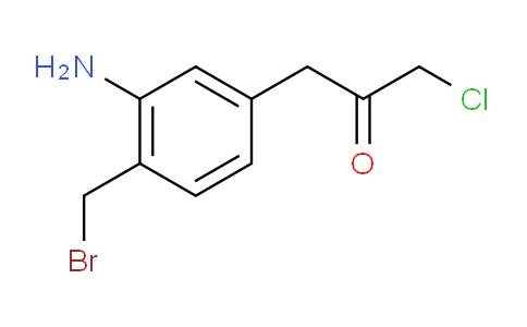 CAS No. 1803833-80-8, 1-(3-Amino-4-(bromomethyl)phenyl)-3-chloropropan-2-one