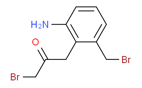 CAS No. 1803833-47-7, 1-(2-Amino-6-(bromomethyl)phenyl)-3-bromopropan-2-one