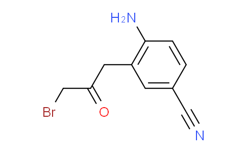 CAS No. 1803859-33-7, 1-(2-Amino-5-cyanophenyl)-3-bromopropan-2-one