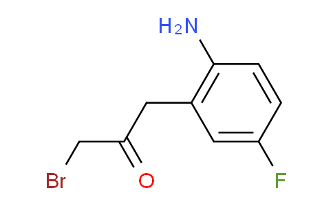 CAS No. 1804039-68-6, 1-(2-Amino-5-fluorophenyl)-3-bromopropan-2-one