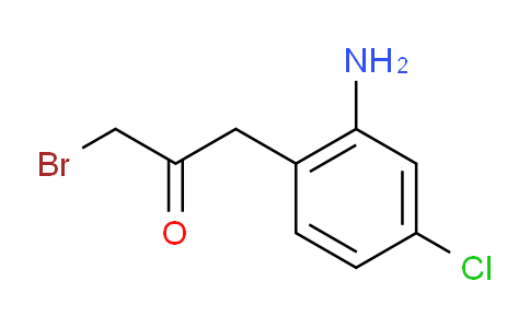 CAS No. 1806433-35-1, 1-(2-Amino-4-chlorophenyl)-3-bromopropan-2-one