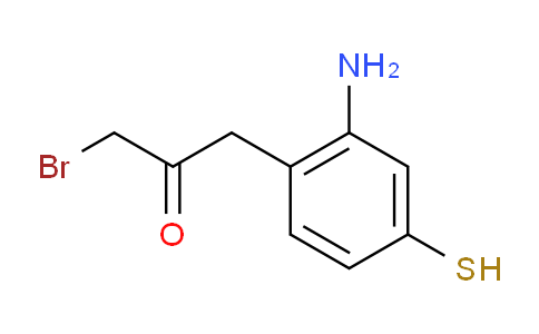 CAS No. 1804504-00-4, 1-(2-Amino-4-mercaptophenyl)-3-bromopropan-2-one