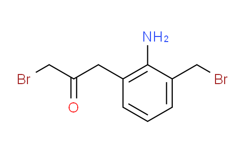 CAS No. 1806499-88-6, 1-(2-Amino-3-(bromomethyl)phenyl)-3-bromopropan-2-one