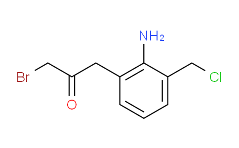CAS No. 1804400-64-3, 1-(2-Amino-3-(chloromethyl)phenyl)-3-bromopropan-2-one