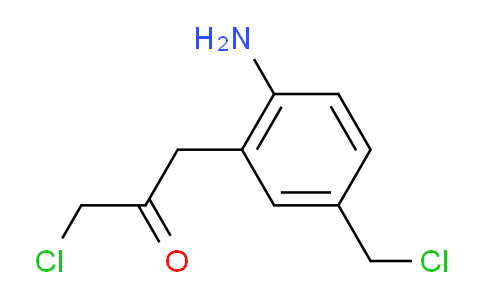 CAS No. 1806544-55-7, 1-(2-Amino-5-(chloromethyl)phenyl)-3-chloropropan-2-one