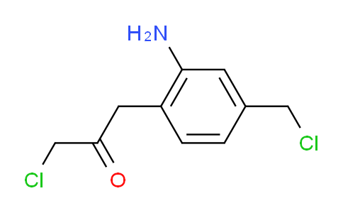 CAS No. 1806294-85-8, 1-(2-Amino-4-(chloromethyl)phenyl)-3-chloropropan-2-one