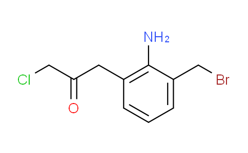 CAS No. 1804218-84-5, 1-(2-Amino-3-(bromomethyl)phenyl)-3-chloropropan-2-one
