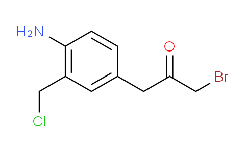 CAS No. 1806364-48-6, 1-(4-Amino-3-(chloromethyl)phenyl)-3-bromopropan-2-one