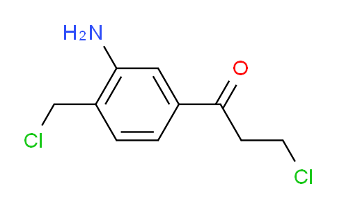 CAS No. 1803834-75-4, 1-(3-Amino-4-(chloromethyl)phenyl)-3-chloropropan-1-one