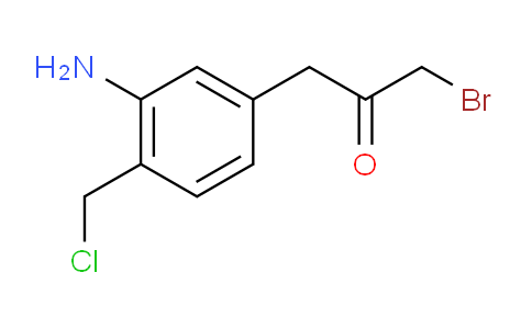 CAS No. 1804042-21-4, 1-(3-Amino-4-(chloromethyl)phenyl)-3-bromopropan-2-one