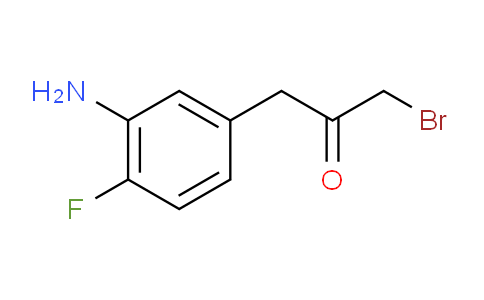 CAS No. 1804202-42-3, 1-(3-Amino-4-fluorophenyl)-3-bromopropan-2-one