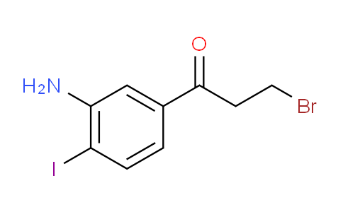 CAS No. 1803880-31-0, 1-(3-Amino-4-iodophenyl)-3-bromopropan-1-one