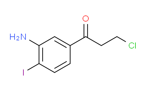 CAS No. 1803857-07-9, 1-(3-Amino-4-iodophenyl)-3-chloropropan-1-one