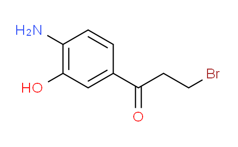 CAS No. 1804402-00-3, 1-(4-Amino-3-hydroxyphenyl)-3-bromopropan-1-one