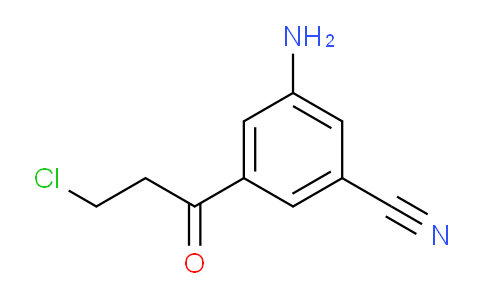 CAS No. 1803835-70-2, 1-(3-Amino-5-cyanophenyl)-3-chloropropan-1-one
