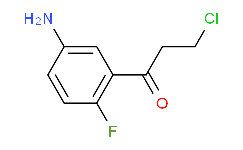 CAS No. 1804038-98-9, 1-(5-Amino-2-fluorophenyl)-3-chloropropan-1-one
