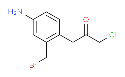 CAS No. 1803794-15-1, 1-(4-Amino-2-(bromomethyl)phenyl)-3-chloropropan-2-one