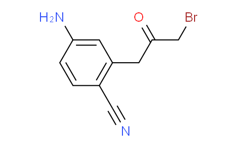 CAS No. 1803836-02-3, 1-(5-Amino-2-cyanophenyl)-3-bromopropan-2-one
