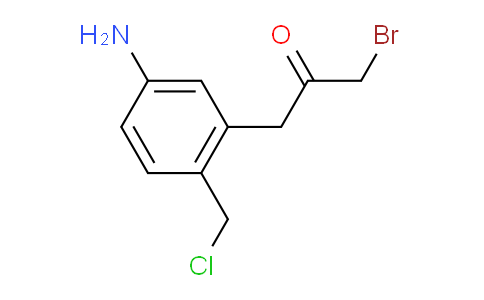 CAS No. 1806568-39-7, 1-(5-Amino-2-(chloromethyl)phenyl)-3-bromopropan-2-one