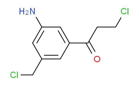 CAS No. 1807050-09-4, 1-(3-Amino-5-(chloromethyl)phenyl)-3-chloropropan-1-one
