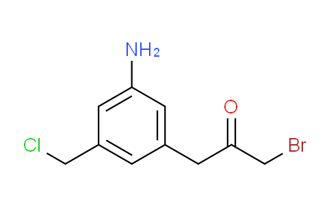 CAS No. 1806549-12-1, 1-(3-Amino-5-(chloromethyl)phenyl)-3-bromopropan-2-one