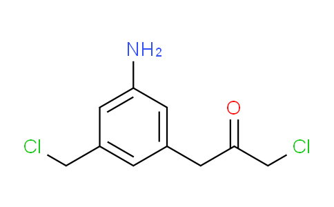 CAS No. 1807050-61-8, 1-(3-Amino-5-(chloromethyl)phenyl)-3-chloropropan-2-one