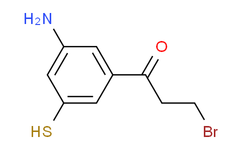CAS No. 1804503-69-2, 1-(3-Amino-5-mercaptophenyl)-3-bromopropan-1-one