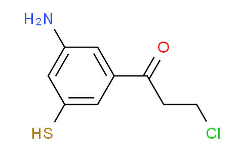 CAS No. 1807060-39-4, 1-(3-Amino-5-mercaptophenyl)-3-chloropropan-1-one