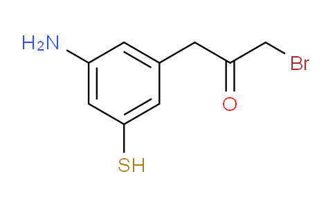 CAS No. 1804504-20-8, 1-(3-Amino-5-mercaptophenyl)-3-bromopropan-2-one