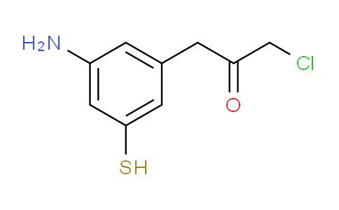 CAS No. 1803844-02-1, 1-(3-Amino-5-mercaptophenyl)-3-chloropropan-2-one