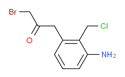CAS No. 1806568-37-5, 1-(3-Amino-2-(chloromethyl)phenyl)-3-bromopropan-2-one