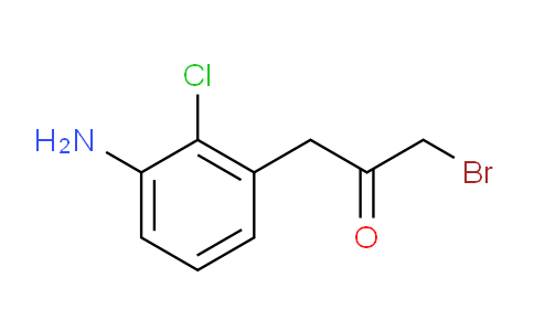 CAS No. 1803856-87-2, 1-(3-Amino-2-chlorophenyl)-3-bromopropan-2-one