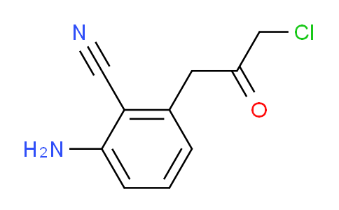 CAS No. 1803794-62-8, 1-(3-Amino-2-cyanophenyl)-3-chloropropan-2-one