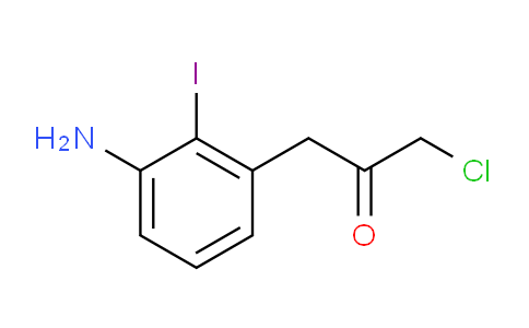 CAS No. 1804213-10-2, 1-(3-Amino-2-iodophenyl)-3-chloropropan-2-one