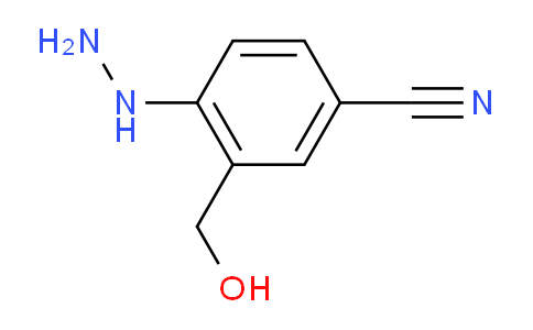 CAS No. 1804220-33-4, 1-(4-Cyano-2-(hydroxymethyl)phenyl)hydrazine